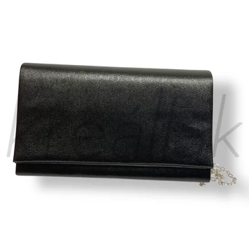 Fényes fekete alkalmi táska