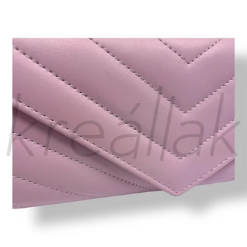 Rózsaszín alkalmi műbőr táska