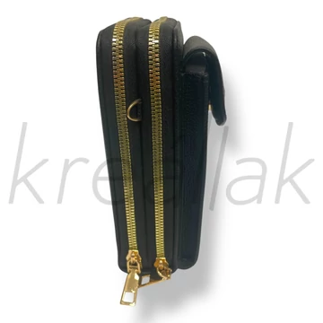 Fekete telefon táska