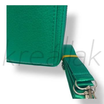 Zöld macis telefontartó táska 