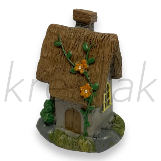 Szürke házikó dekor