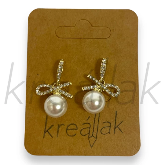 Fülbevaló - Masnis,köves ,gyöngyös fülbevaló