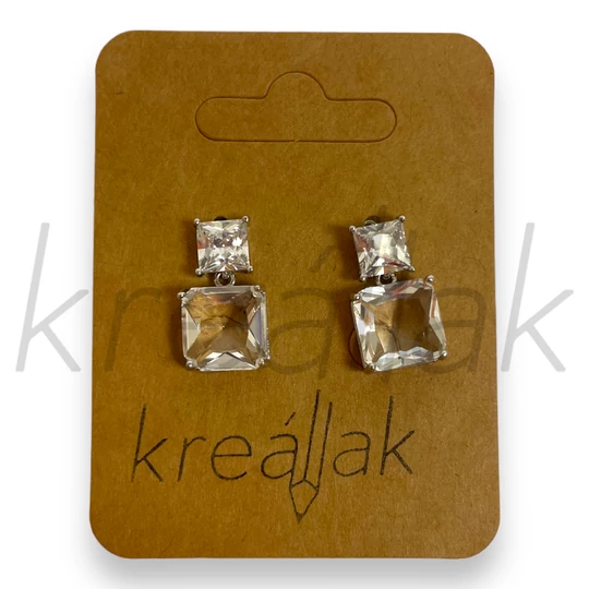 Fülbevaló - Apró köves fülbevaló