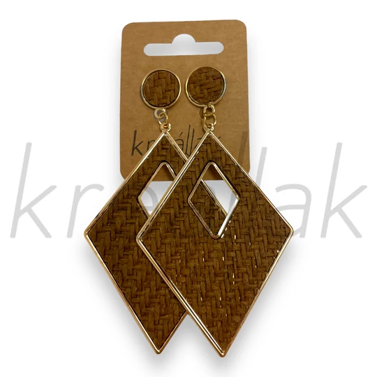 Fülbevaló - Dekoratív geometrikus fülbevaló