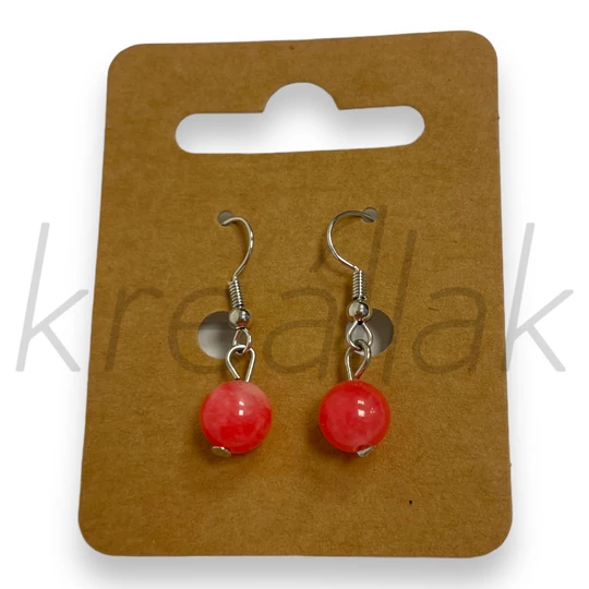 Fülbevaló - Jáde ásvány fülbevaló