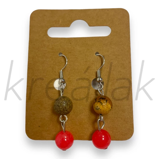 Fülbevaló - Jáde,jáspis fülbevaló