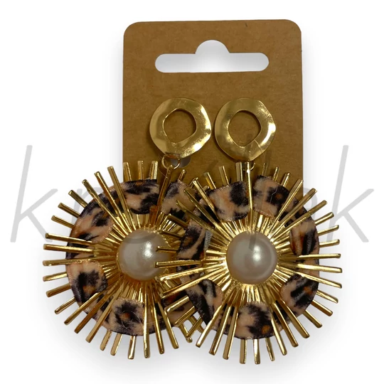 Fülbevaló - Bársonyszalagos , arany fülbevaló