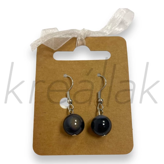 Fülbevaló - Festett achát fülbevaló