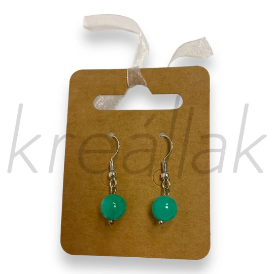 Fülbevaló - Jáde ásvány fülbevaló