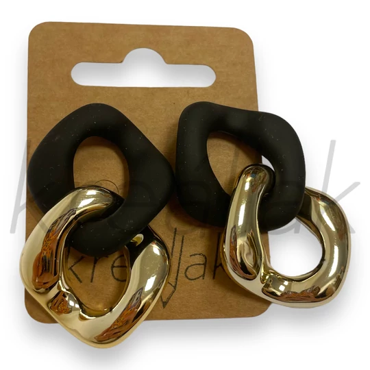 Fülbevaló - Nagy lánc mintás fülbevaló