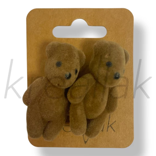 Barna macis fülbevaló