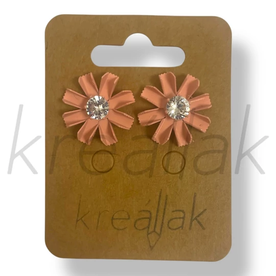 Lazac virág fülbevaló