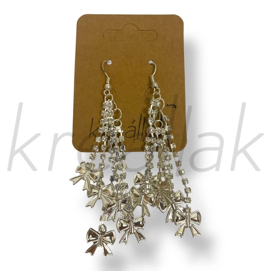 Masnis köves fülbevaló