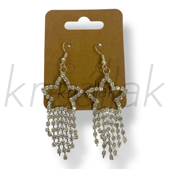Csillag köves fülbevaló