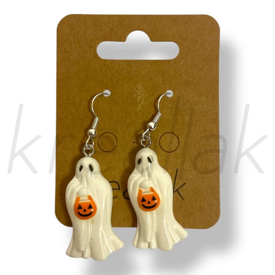 Fehér szellem fülbevaló