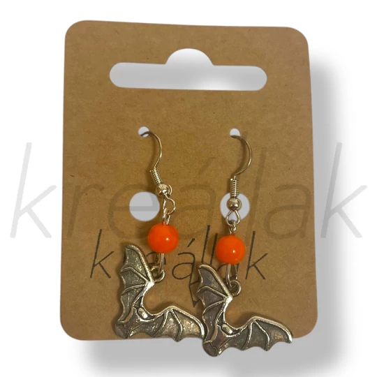 Denevér fülbevaló