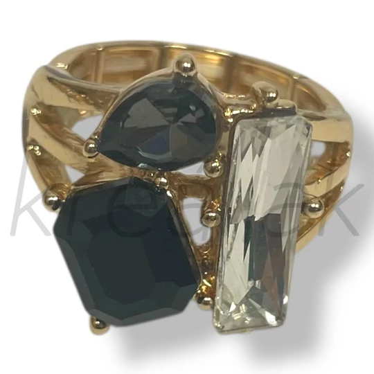 Szürke köves gyűrű 