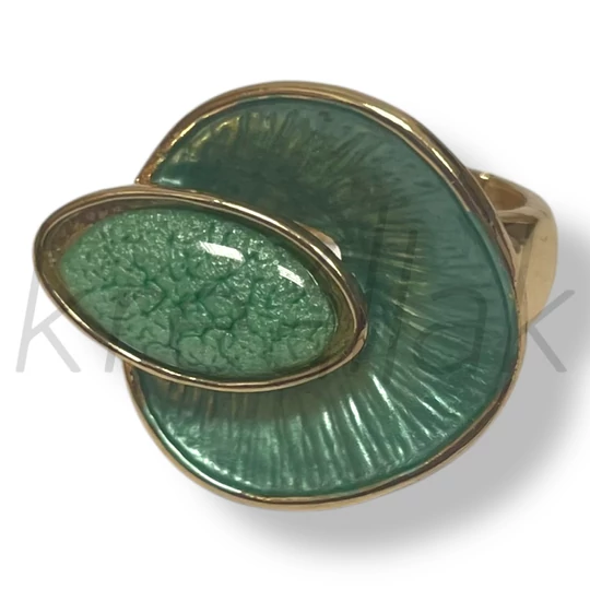 Zöld köves gyűrű