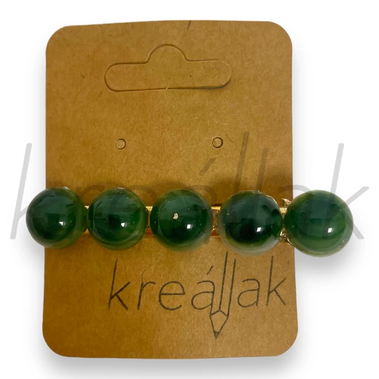 Hajcsipesz - Zöld bogyós hajcsat