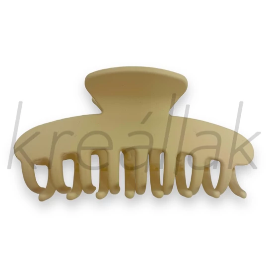 Hajcsat - Törtfehér nagy hajcsat matt