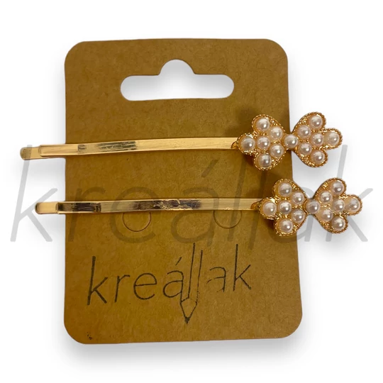 Hajcsat - Masnis gyöngyös hajcsat arany