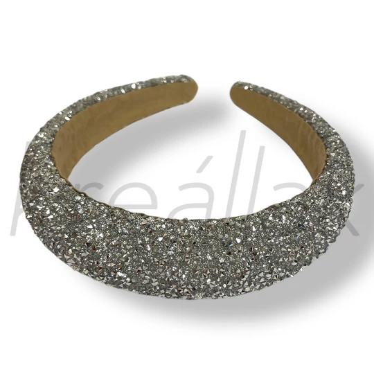 Hajpánt - Ezüst köves hajpánt