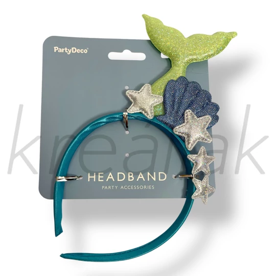 Sellős kék hajpánt