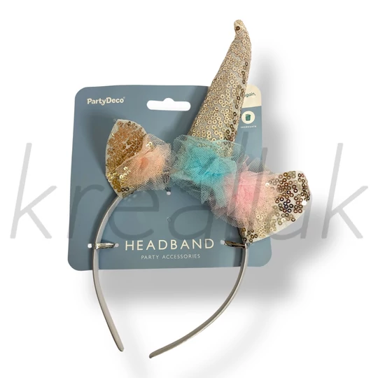 Egyszarvú füles hajpánt 