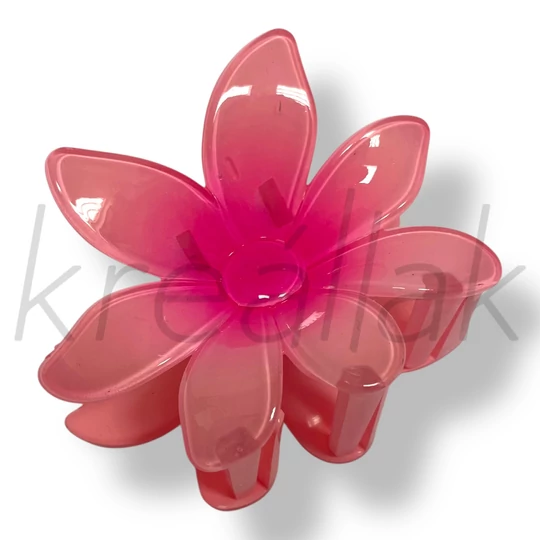 Pink liliom virág hajcsat 