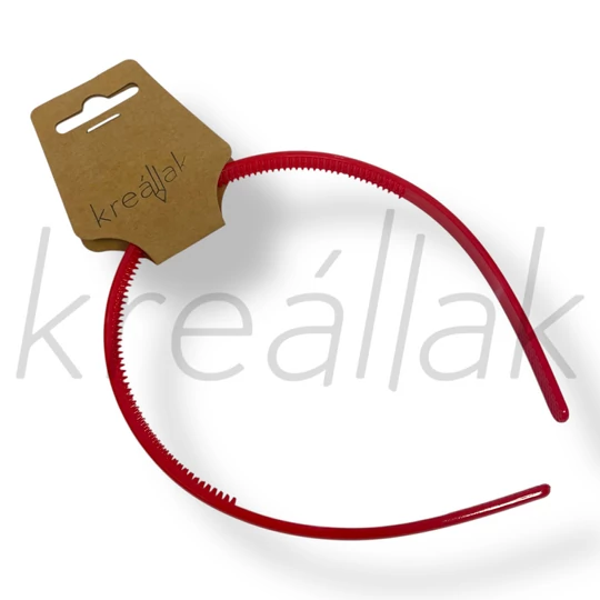 Piros vékony hajpánt