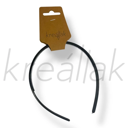 Fekete vékony hajpánt