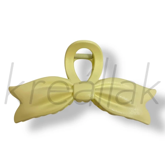 Törtfehér masni hajcsat