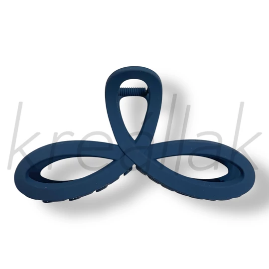 Kobaltkék hurok masni hajcsat