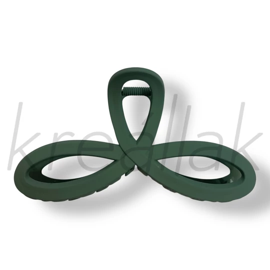 Zöld hurok masni hajcsat