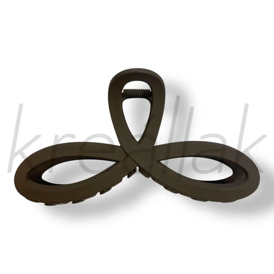 Csokibarna hurok masni hajcsat