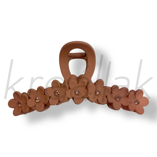 Mályva köves virág hajcsat