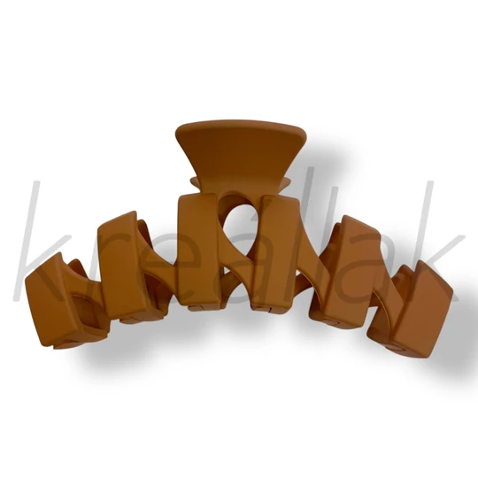 Mályva spirál minta hajcsat 