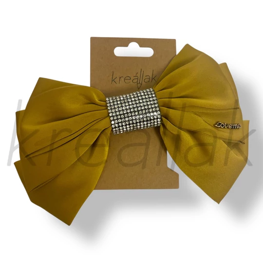 Arany színű masni hajcsat 