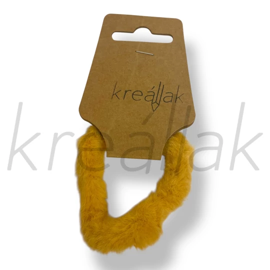 Sárga szőr hajgumi