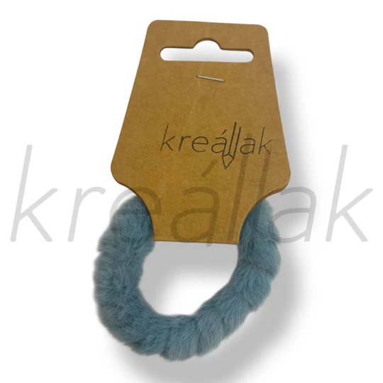 Türkíz szőr hajgumi