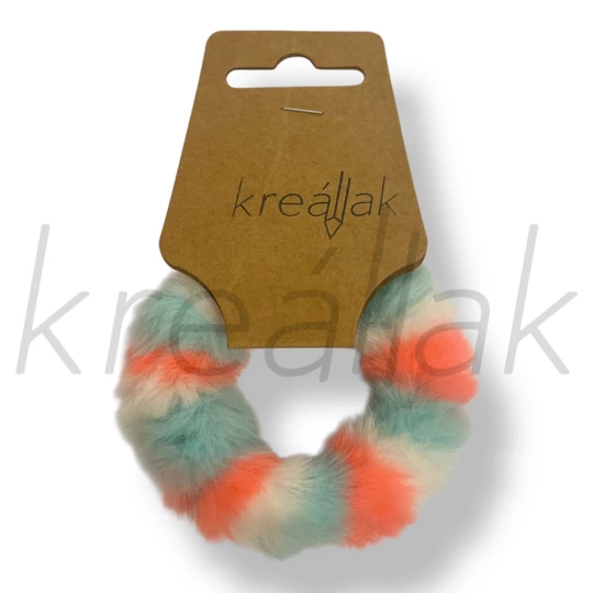 Neon cirmos szőr hajgumi