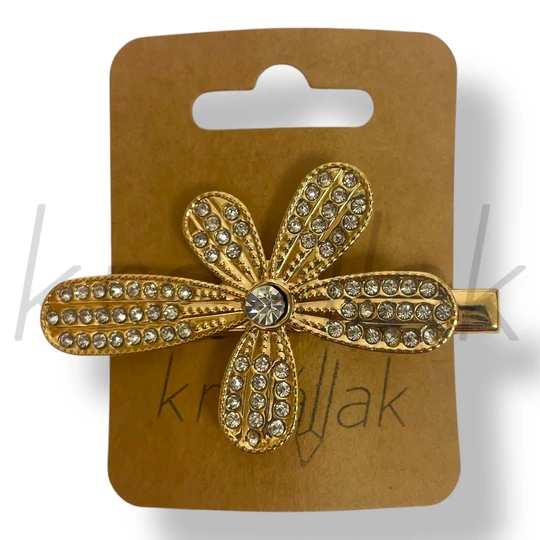 Köves virág hajcsipesz 