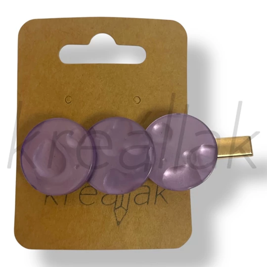 Lila körös hajcsipesz