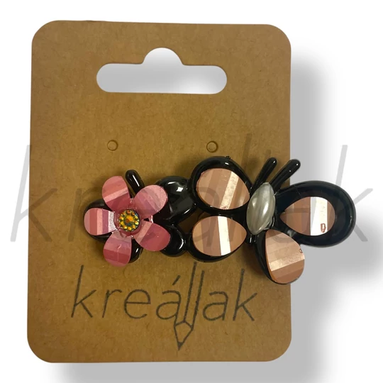 Kagylós rózsaszín lepke csipesz