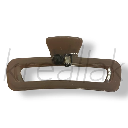 Barna nagy köves hajcsat 