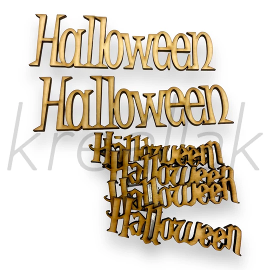 Fa Halloween felirat 