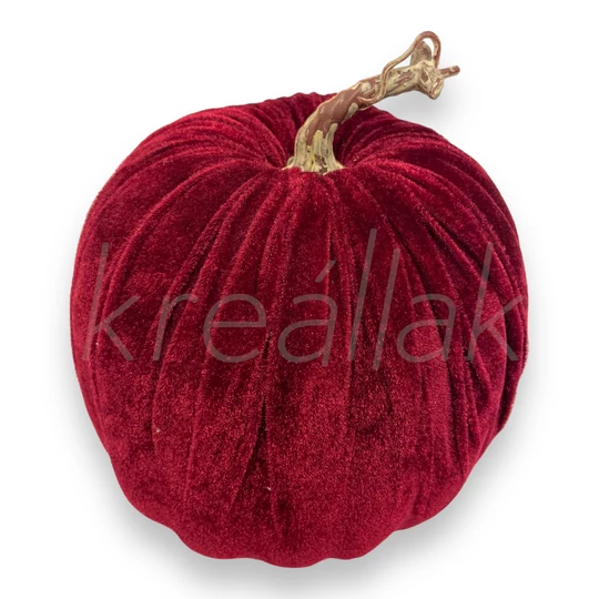 Bordó bársony tök