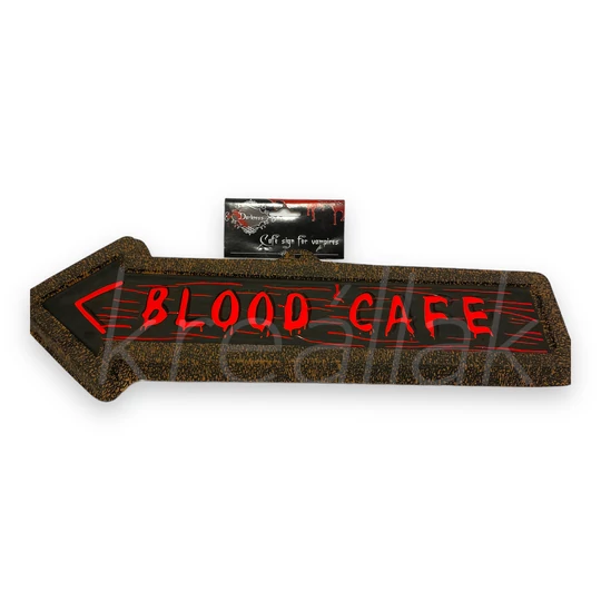 Blood Cafe tábla