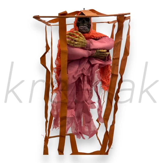 Rémisztő csontváz dekoráció