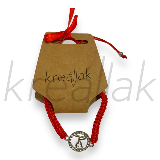 Karkötő - Piros horoszkópos karkötő